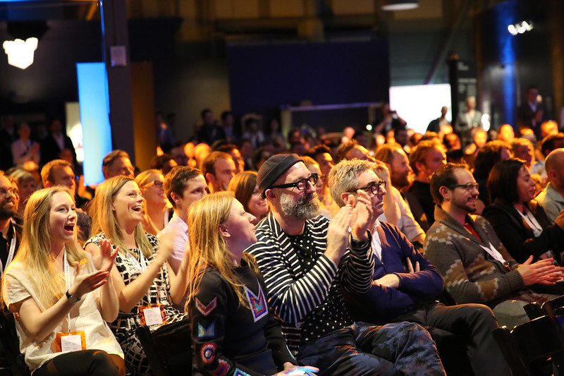 The Interaction Awards ceremony audience applauds